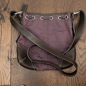 PURPLE COACH crossbody!